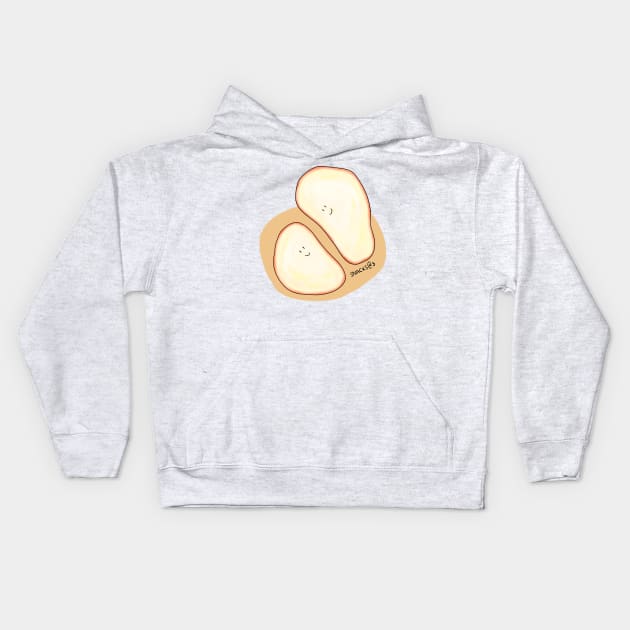 Prawn Crackers are we Kids Hoodie by Snacks At 3